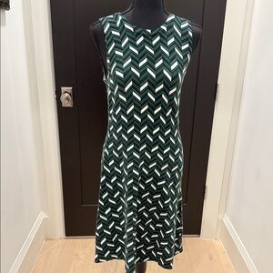 MICHAEL Michael Kors Chevron Patterned Midi Dress